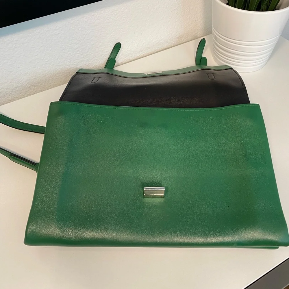 RARE PRADA Runway/AD 2014 Vitello Lux Calf Shoulder/Crossbody Bag COA - Picture 17 of 17